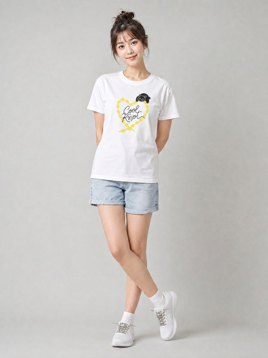 RUNA WHITE 女性モデル着用